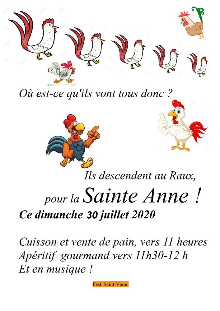 Affiche sainte anne 2023